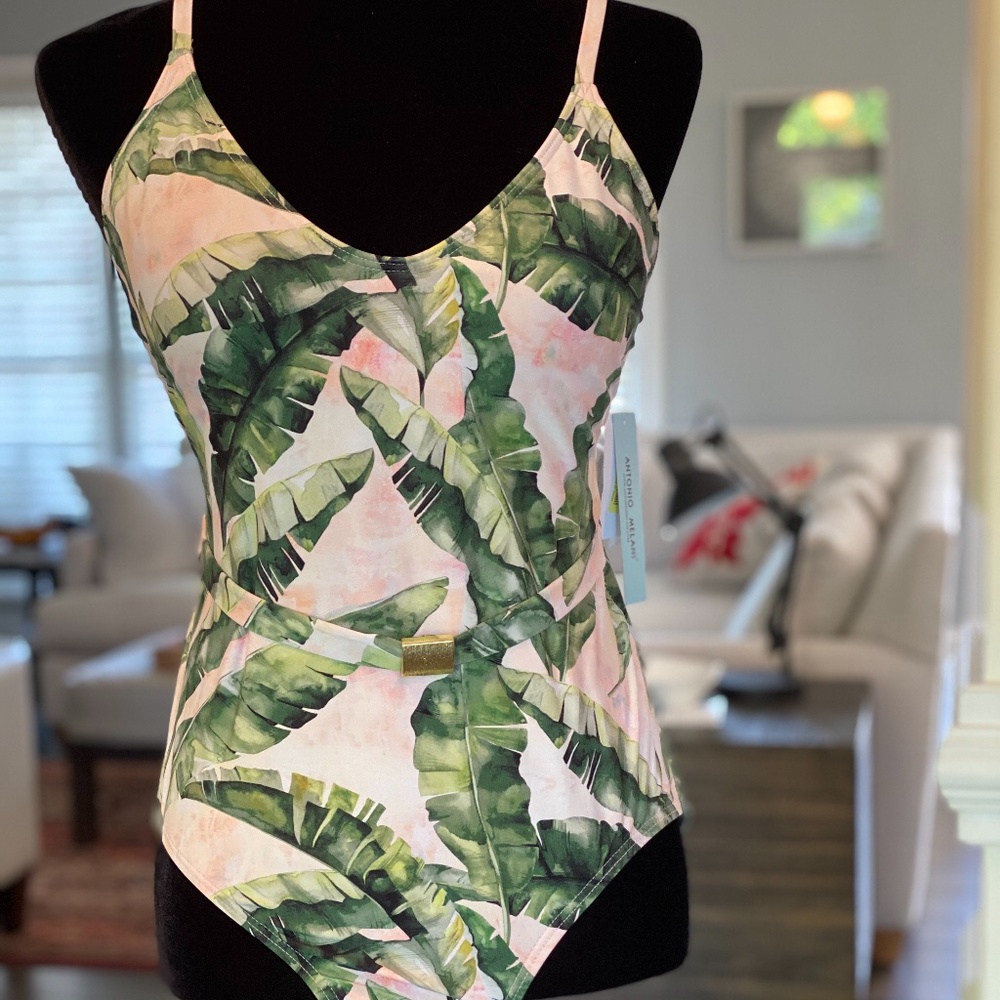 NWT ANTONIO MELANI Tropical Swimsuit